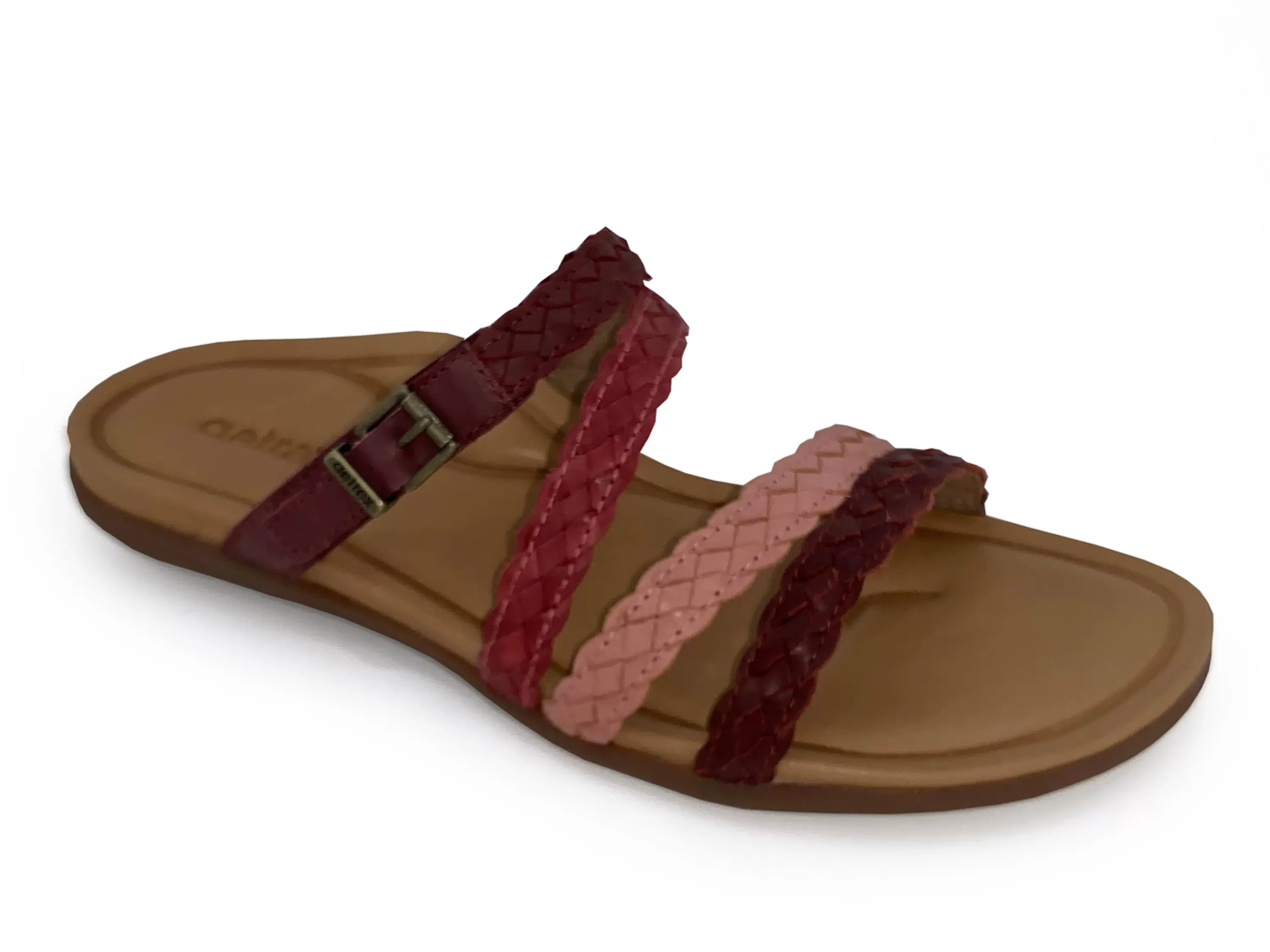Brielle Women's Slide Sandal Red Multi>AETREX Store