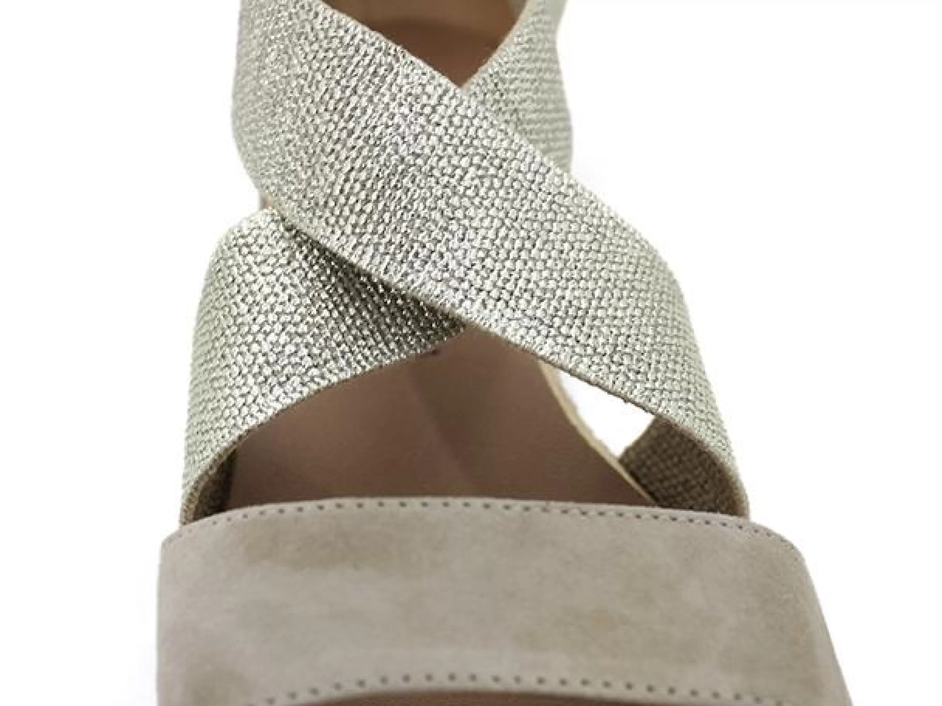 Mia Espadrille Beige Gold>ERIC MICHAEL Fashion