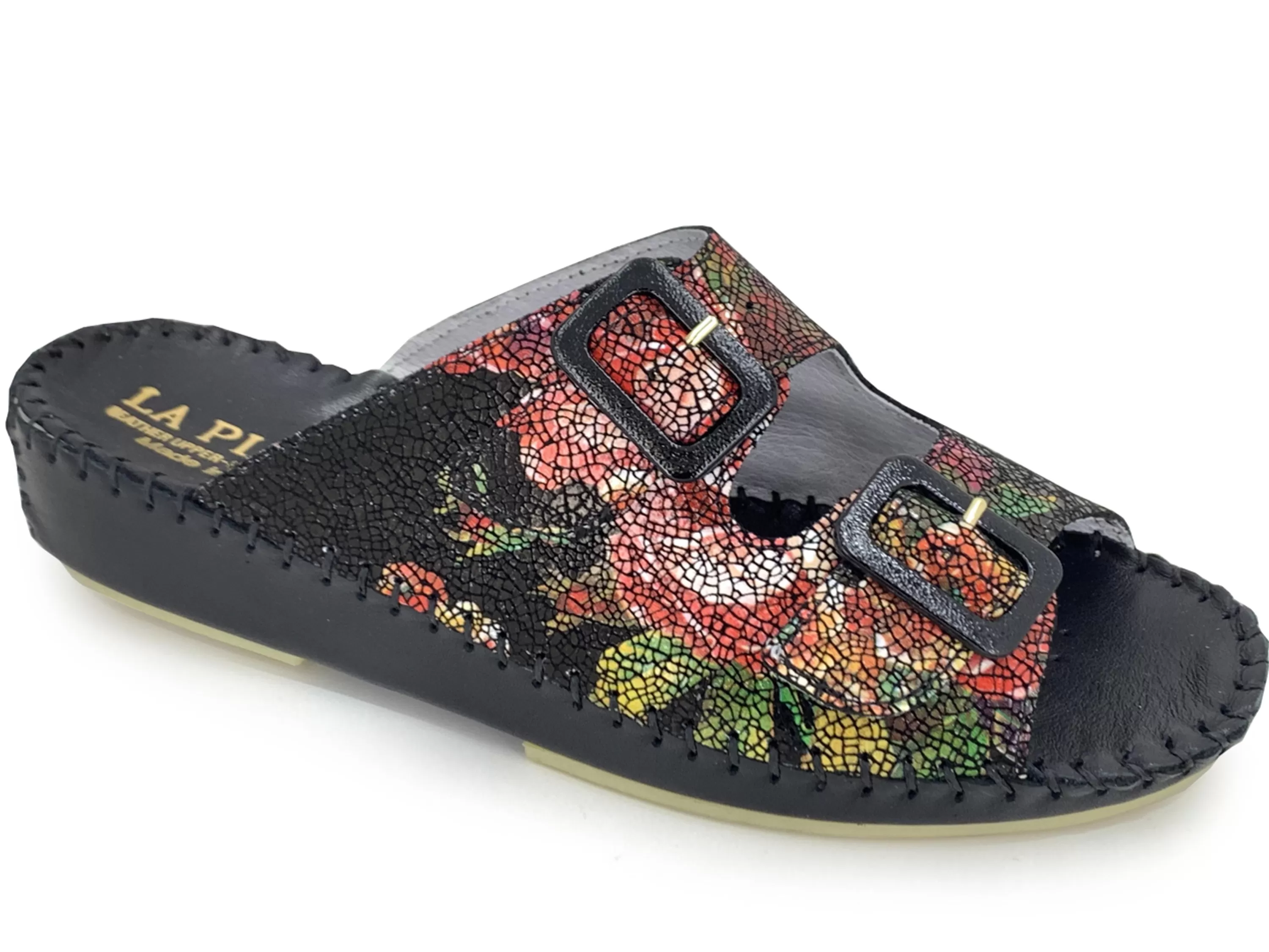 Jen Slide Black Multi>LA PLUME Cheap