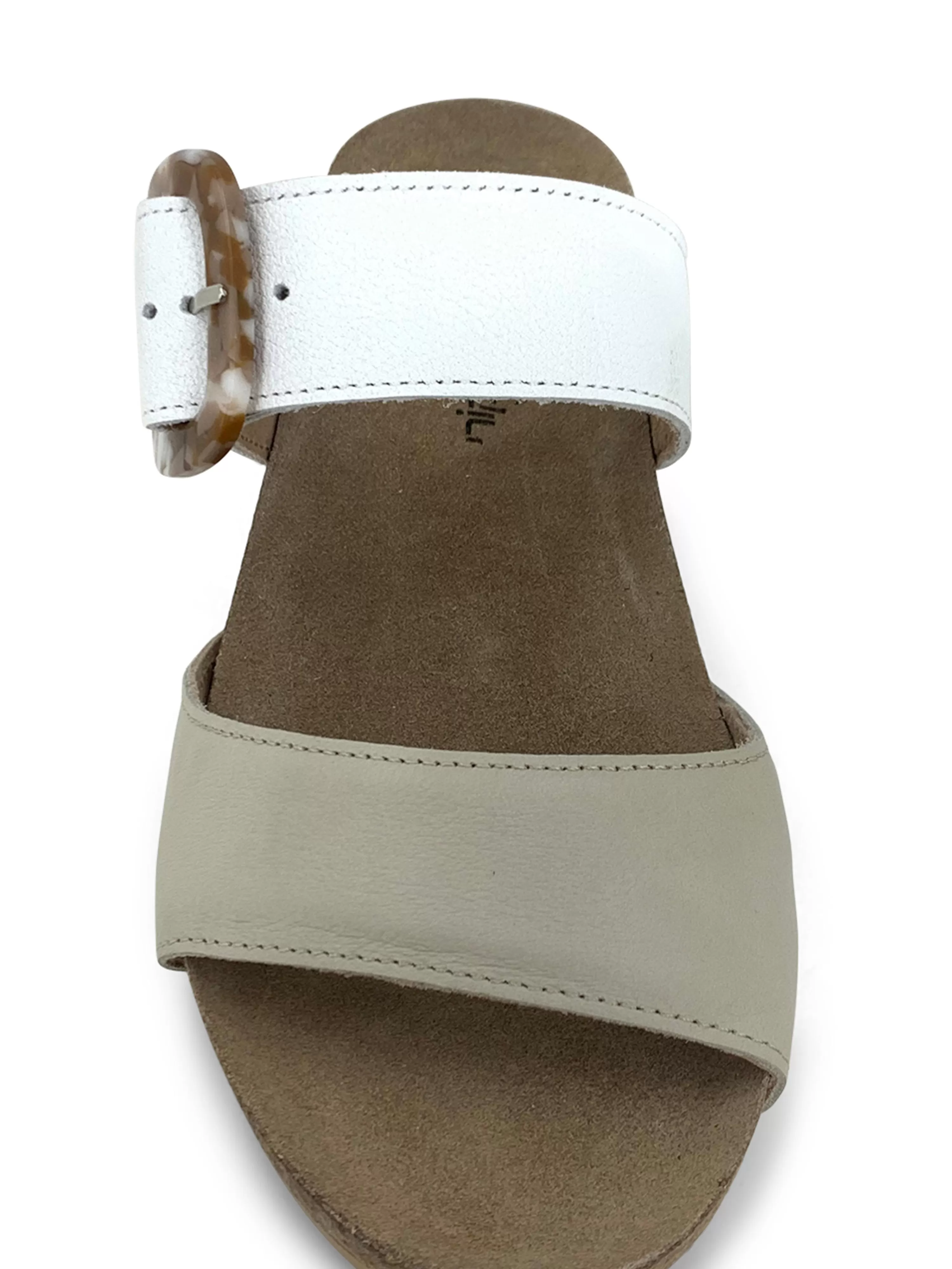 Kingdom Wedge Sandal Ivory White>NAOT Store
