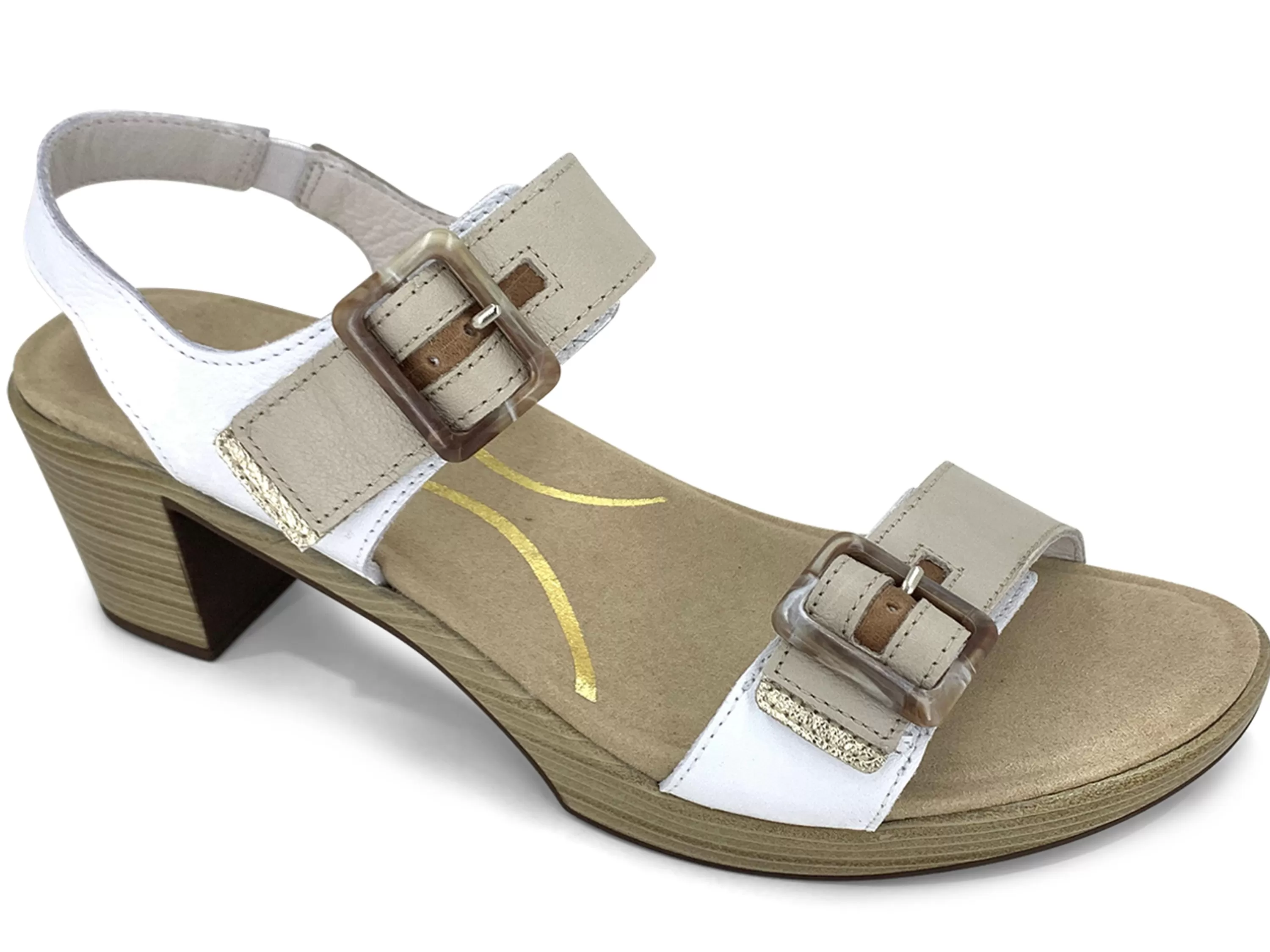Mode Quarter Strap Heel Ivory White>NAOT Best Sale