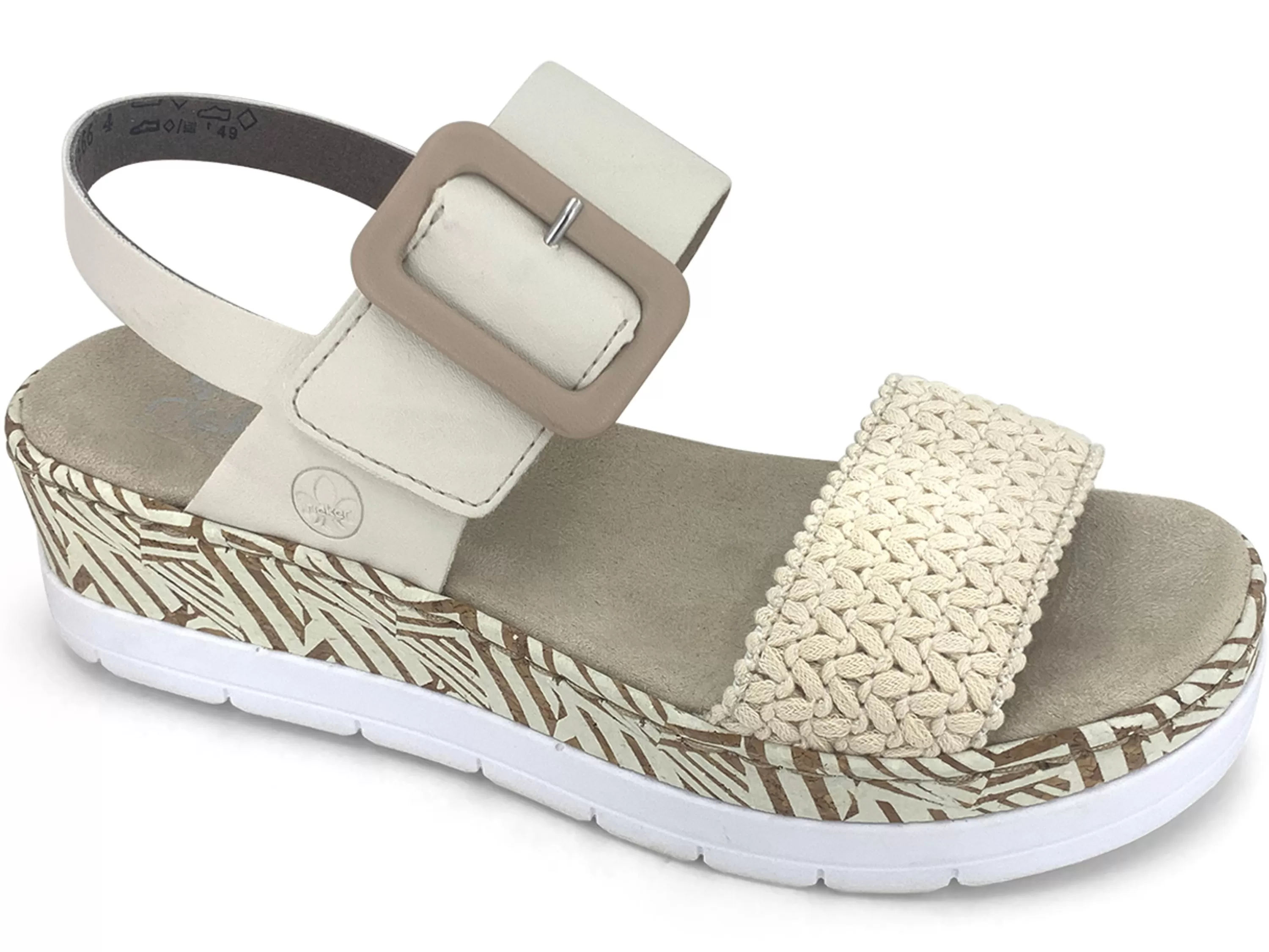 Regina 50 Platform Sandal>RIEKER Clearance
